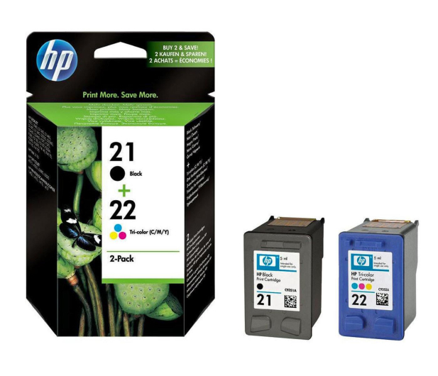 HP Zestaw tuszów 21+22 (C9351AE+C9352AE) - 170812 - zdjęcie